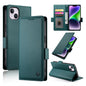 Side Buckle Magnetic Frosted Leather Phone Case, For iPhone 15, For iPhone 14 Plus, For iPhone 14