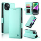 Side Buckle Magnetic Frosted Leather Phone Case, For iPhone 15, For iPhone 14 Plus, For iPhone 14