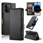Side Buckle Magnetic Frosted Leather Phone Case, For iPhone 14 Pro, For iPhone 14 Pro Max, For iPhone SE 2022 / SE 2020 / 8