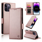 Side Buckle Magnetic Frosted Leather Phone Case, For iPhone 14 Pro, For iPhone 14 Pro Max, For iPhone SE 2022 / SE 2020 / 8