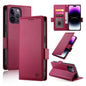 Side Buckle Magnetic Frosted Leather Phone Case, For iPhone 14 Pro, For iPhone 14 Pro Max, For iPhone SE 2022 / SE 2020 / 8