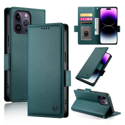 Side Buckle Magnetic Frosted Leather Phone Case, For iPhone 14 Pro, For iPhone 14 Pro Max, For iPhone SE 2022 / SE 2020 / 8