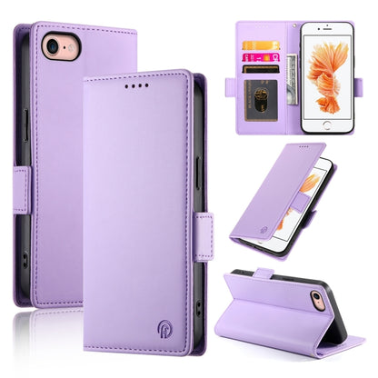 Side Buckle Magnetic Frosted Leather Phone Case, For iPhone 14 Pro, For iPhone 14 Pro Max, For iPhone SE 2022 / SE 2020 / 8