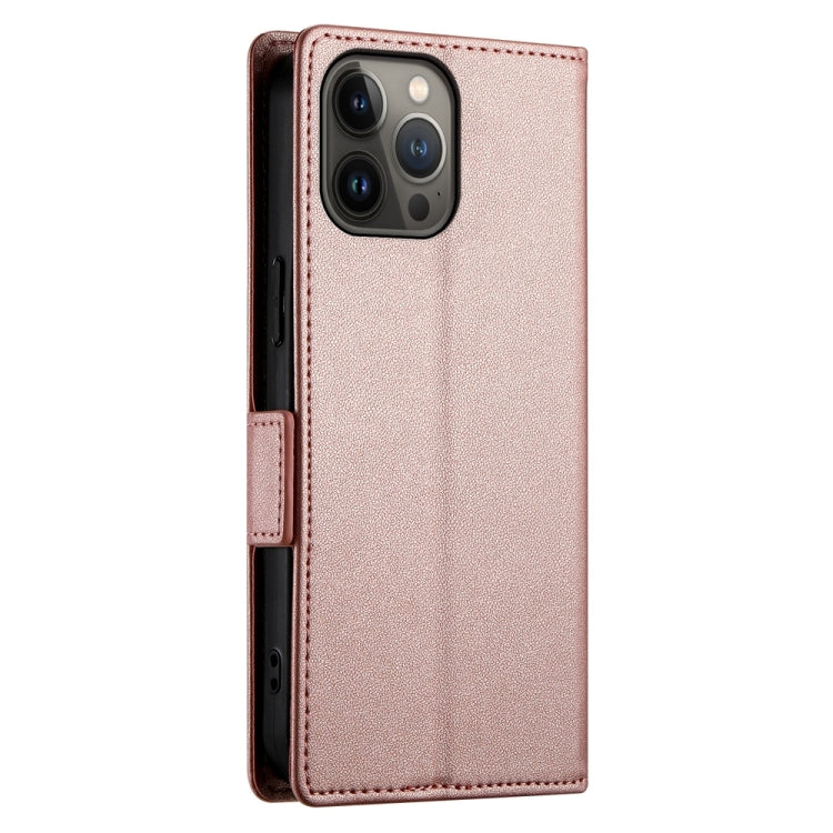 Side Buckle Magnetic Frosted Leather Phone Case, For iPhone 13 Pro Max, For iPhone 13 Pro, For iPhone 13