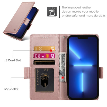 Side Buckle Magnetic Frosted Leather Phone Case, For iPhone 13 Pro Max, For iPhone 13 Pro, For iPhone 13
