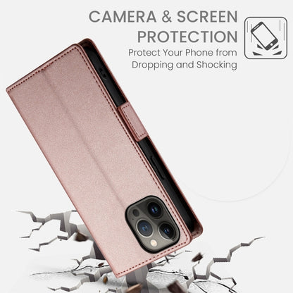 Side Buckle Magnetic Frosted Leather Phone Case, For iPhone 13 Pro Max, For iPhone 13 Pro, For iPhone 13