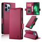 Side Buckle Magnetic Frosted Leather Phone Case, For iPhone 13 Pro Max, For iPhone 13 Pro, For iPhone 13