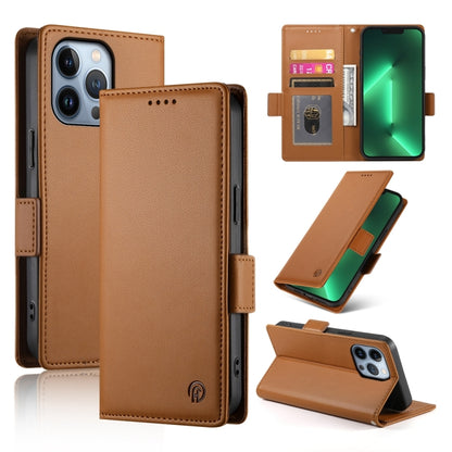Side Buckle Magnetic Frosted Leather Phone Case, For iPhone 13 Pro Max, For iPhone 13 Pro, For iPhone 13