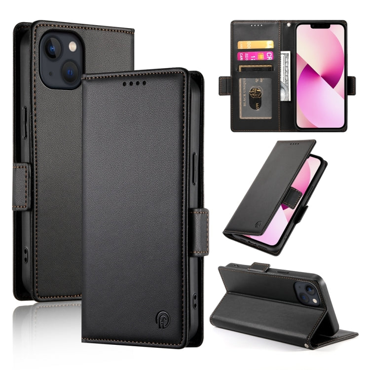 Side Buckle Magnetic Frosted Leather Phone Case, For iPhone 13 Pro Max, For iPhone 13 Pro, For iPhone 13