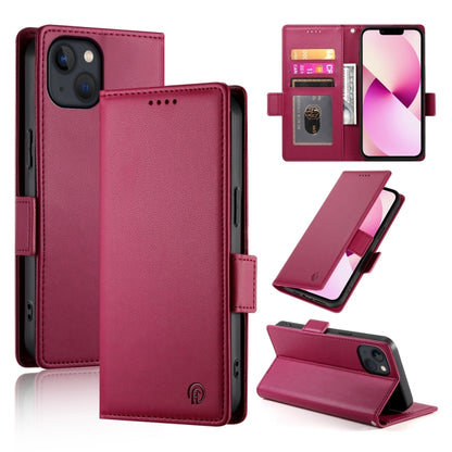 Side Buckle Magnetic Frosted Leather Phone Case, For iPhone 13 Pro Max, For iPhone 13 Pro, For iPhone 13