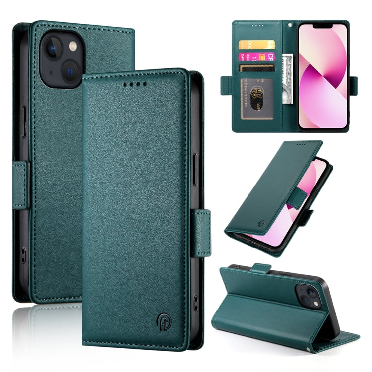 Side Buckle Magnetic Frosted Leather Phone Case, For iPhone 13 Pro Max, For iPhone 13 Pro, For iPhone 13