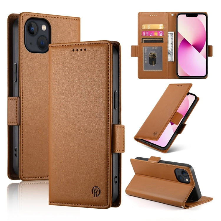 Side Buckle Magnetic Frosted Leather Phone Case, For iPhone 13 Pro Max, For iPhone 13 Pro, For iPhone 13
