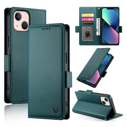 Side Buckle Magnetic Frosted Leather Phone Case, For iPhone 13 mini, For iPhone 12 / 12 Pro, For iPhone 12 Pro Max