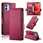 Side Buckle Magnetic Frosted Leather Phone Case, For iPhone 13 mini, For iPhone 12 / 12 Pro, For iPhone 12 Pro Max