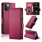 Side Buckle Magnetic Frosted Leather Phone Case, For iPhone 13 mini, For iPhone 12 / 12 Pro, For iPhone 12 Pro Max