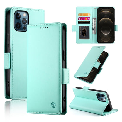 Side Buckle Magnetic Frosted Leather Phone Case, For iPhone 13 mini, For iPhone 12 / 12 Pro, For iPhone 12 Pro Max