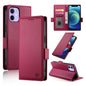 Side Buckle Magnetic Frosted Leather Phone Case, For iPhone 12 mini, For iPhone 11 Pro Max, For iPhone 11
