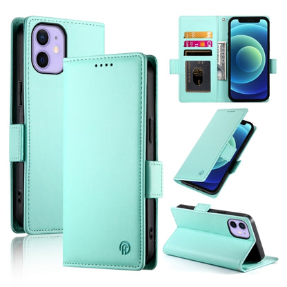 Side Buckle Magnetic Frosted Leather Phone Case, For iPhone 12 mini, For iPhone 11 Pro Max, For iPhone 11