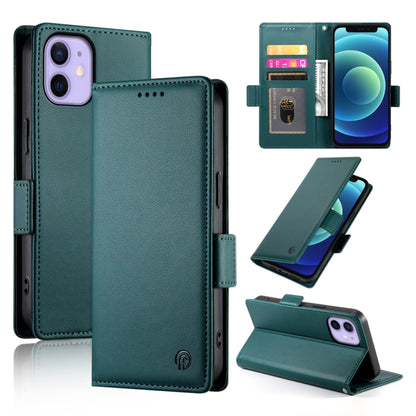 Side Buckle Magnetic Frosted Leather Phone Case, For iPhone 12 mini, For iPhone 11 Pro Max, For iPhone 11