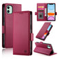 Side Buckle Magnetic Frosted Leather Phone Case, For iPhone 12 mini, For iPhone 11 Pro Max, For iPhone 11