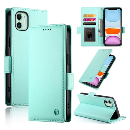 Side Buckle Magnetic Frosted Leather Phone Case, For iPhone 12 mini, For iPhone 11 Pro Max, For iPhone 11