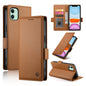 Side Buckle Magnetic Frosted Leather Phone Case, For iPhone 12 mini, For iPhone 11 Pro Max, For iPhone 11