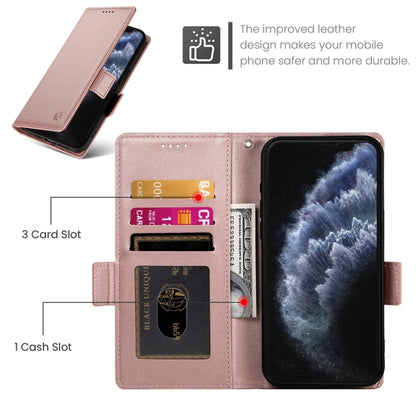 Side Buckle Magnetic Frosted Leather Phone Case, For iPhone 11 Pro, For iPhone X / XS, For iPhone XR