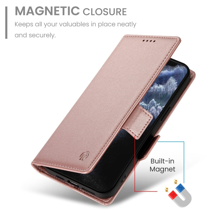 Side Buckle Magnetic Frosted Leather Phone Case, For iPhone 11 Pro, For iPhone X / XS, For iPhone XR