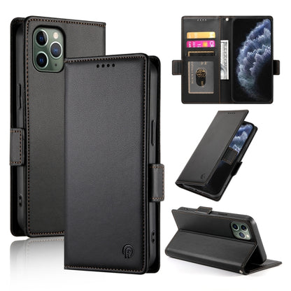Side Buckle Magnetic Frosted Leather Phone Case, For iPhone 11 Pro, For iPhone X / XS, For iPhone XR