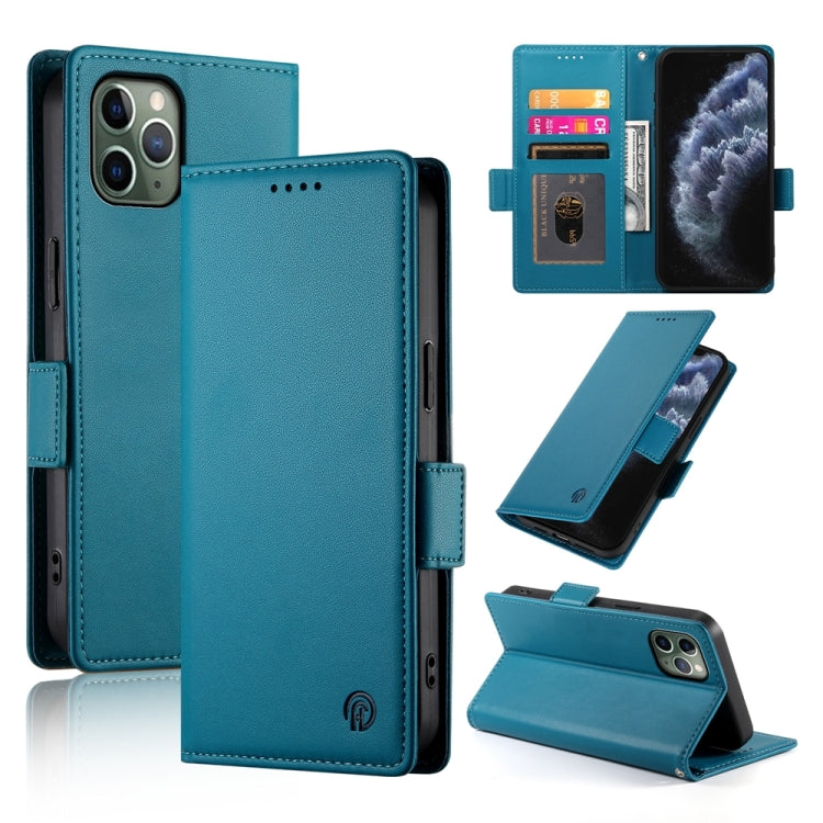 Side Buckle Magnetic Frosted Leather Phone Case, For iPhone 11 Pro, For iPhone X / XS, For iPhone XR