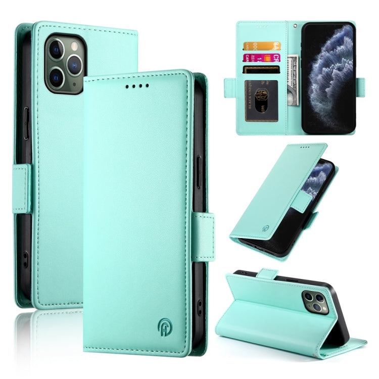 Side Buckle Magnetic Frosted Leather Phone Case, For iPhone 11 Pro, For iPhone X / XS, For iPhone XR