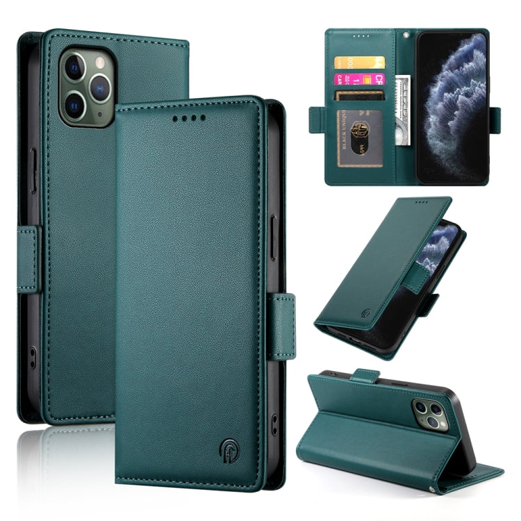 Side Buckle Magnetic Frosted Leather Phone Case, For iPhone 11 Pro, For iPhone X / XS, For iPhone XR