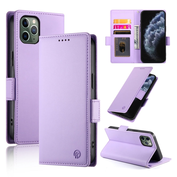 Side Buckle Magnetic Frosted Leather Phone Case, For iPhone 11 Pro, For iPhone X / XS, For iPhone XR