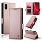Side Buckle Magnetic Frosted Leather Phone Case, For iPhone 11 Pro, For iPhone X / XS, For iPhone XR
