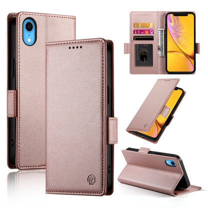Side Buckle Magnetic Frosted Leather Phone Case, For iPhone 11 Pro, For iPhone X / XS, For iPhone XR