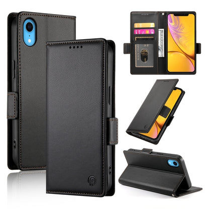 Side Buckle Magnetic Frosted Leather Phone Case, For iPhone 11 Pro, For iPhone X / XS, For iPhone XR