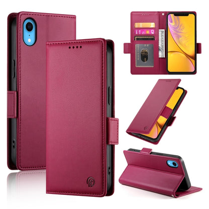 Side Buckle Magnetic Frosted Leather Phone Case, For iPhone 11 Pro, For iPhone X / XS, For iPhone XR