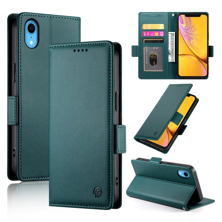 Side Buckle Magnetic Frosted Leather Phone Case, For iPhone 11 Pro, For iPhone X / XS, For iPhone XR