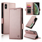 Side Buckle Magnetic Frosted Leather Phone Case, For iPhone XS Max, For iPhone 8 Plus / 7 Plus