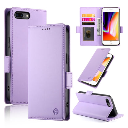 Side Buckle Magnetic Frosted Leather Phone Case, For iPhone XS Max, For iPhone 8 Plus / 7 Plus