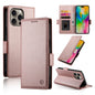 Side Buckle Magnetic Frosted Leather Phone Case, For iPhone 17, For iPhone Air, For iPhone 16 Pro Max