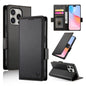 Side Buckle Magnetic Frosted Leather Phone Case, For iPhone 16 Pro, For iPhone 16 Plus, For iPhone 16