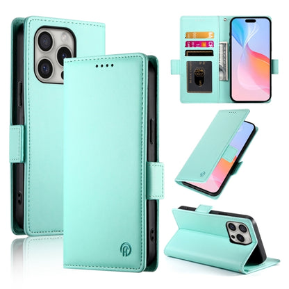 Side Buckle Magnetic Frosted Leather Phone Case, For iPhone 16 Pro, For iPhone 16 Plus, For iPhone 16