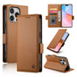 Side Buckle Magnetic Frosted Leather Phone Case, For iPhone 16 Pro, For iPhone 16 Plus, For iPhone 16