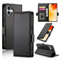 Side Buckle Magnetic Frosted Leather Phone Case, For iPhone 16 Pro, For iPhone 16 Plus, For iPhone 16