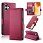 Side Buckle Magnetic Frosted Leather Phone Case, For iPhone 16 Pro, For iPhone 16 Plus, For iPhone 16