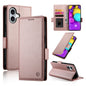 Side Buckle Magnetic Frosted Leather Phone Case, For iPhone 16 Pro, For iPhone 16 Plus, For iPhone 16