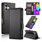 Side Buckle Magnetic Frosted Leather Phone Case, For iPhone 16 Pro, For iPhone 16 Plus, For iPhone 16
