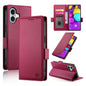 Side Buckle Magnetic Frosted Leather Phone Case, For iPhone 16 Pro, For iPhone 16 Plus, For iPhone 16