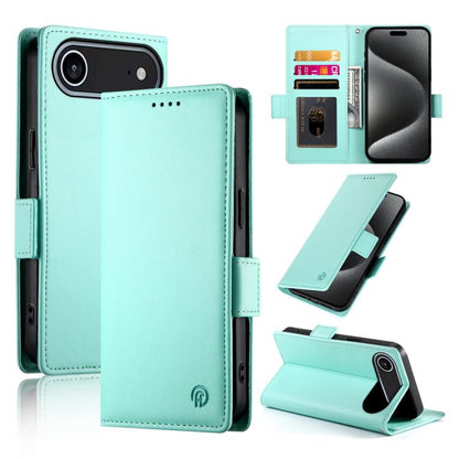 Side Buckle Magnetic Frosted Leather Phone Case, For iPhone 17, For iPhone Air, For iPhone 16 Pro Max
